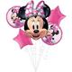 Minnie Mouse Forever Foil Balloon Bouquet, 5pc